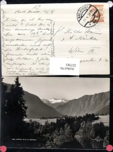 227383,Bad Aussee Blick a. d. Dachstein
