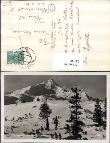 227385,Plannergebiet Schoberspitze b. Donnersbach Winterbild