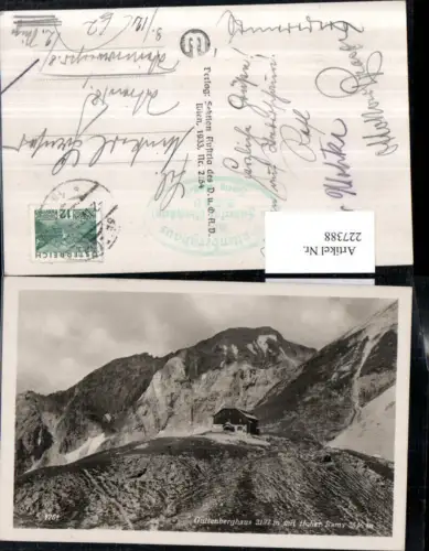 227388,Guttenberghaus Berghütte m. Hohe Rams b. Ramsau a. Dachstein