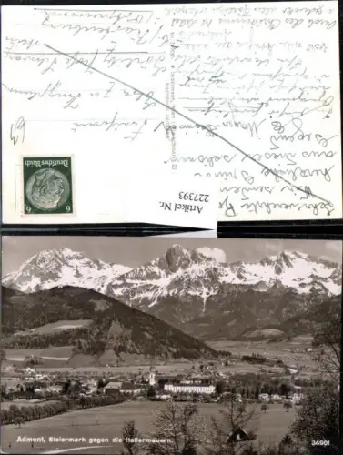 227393,Admont Totale geg. d. Hallermauern