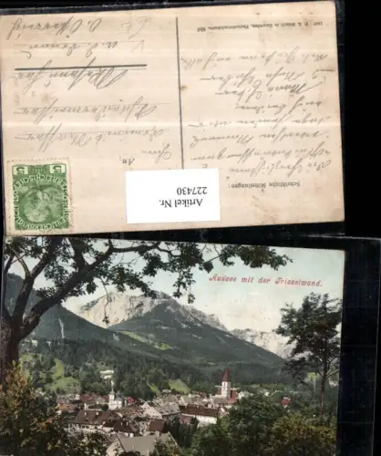 227430,Aussee Totale m. d. Trisselwand pub F. E. Brandt 856