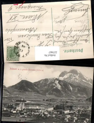 227467,Admont Totale m. d. Großen Buchstein