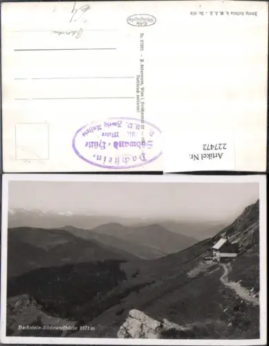 227472,Dachstein Südwandhütte Berghütte b. Ramsau b. Schladming