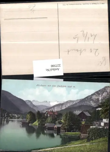 227500,Alt-Aussee Teilansicht m. d. Dachstein pub F. E. Brandt 772