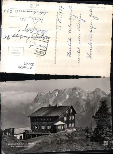227525,Krummholzhütte Berghütte m. Dachstein b. Haus i. Ennstal