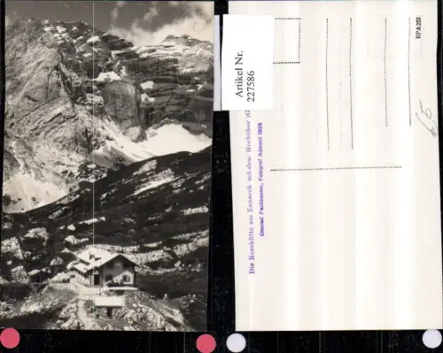 227586,Hesshütte Berghütte a. Ennseck m. d. Hochtor im Gesäsue b. Johnsbach