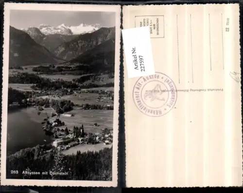 227597,Alt-Aussee Totale m. Dachstein