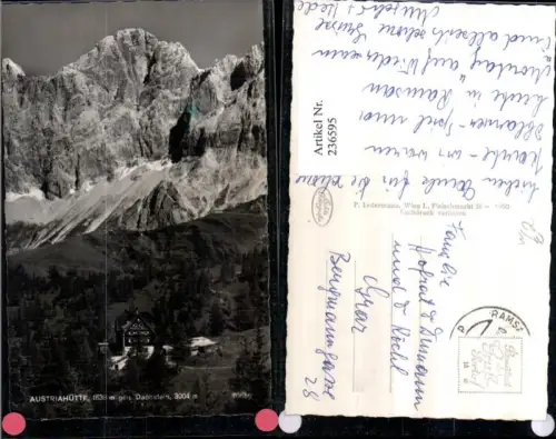 236595,Austirahütte Berghütte geg. Dachstein b. Ramsau am Dachstein