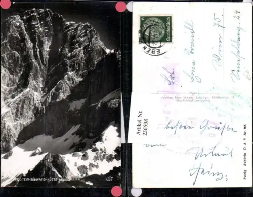 236598,Dachstein-Südwand-Hütte Berghütte b. Ramsau am Dachstein pub Max Mayer