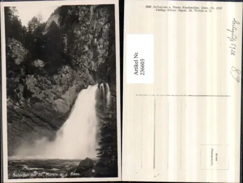 236603,Salzafall Wasserfall b. St. Martin an d. Enns