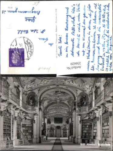 236620,Stift Admont Bibliothek Innenansicht