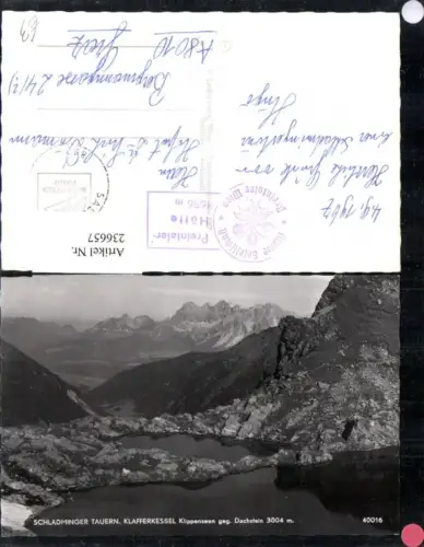 236657,Schladminger Tauern Klafferkessel Klippenseen Seen geg. Dachstein b. Rohrmoos