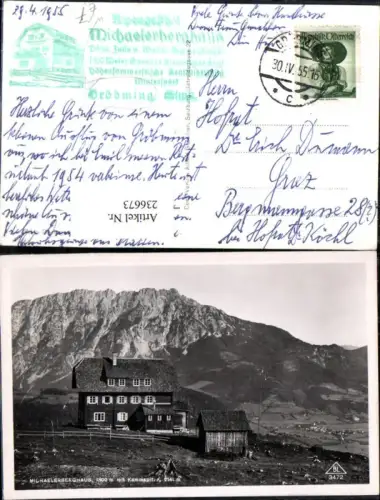 236673,Michaelerberghaus Berghütte m. Kammspitze b. Gröbming