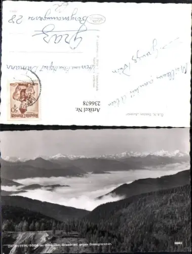 236678,Dachstein m. Blick v. Brandriedl geg. Großglockner