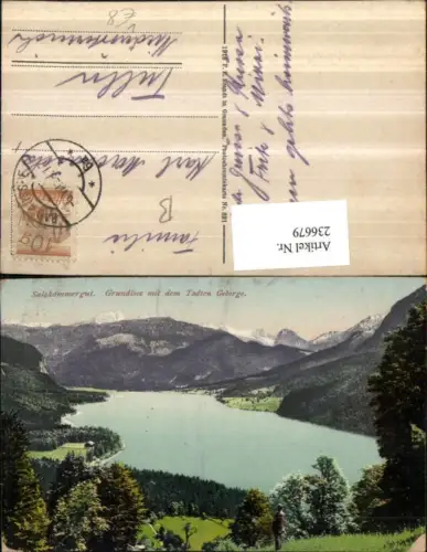 236679,Grundlsee See Totale m. d. Toten Gebirge pub F. E. Brandt 621