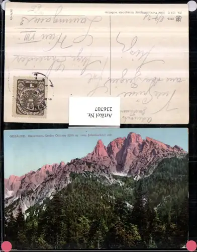 236707,Gesäuse Großer Ödstein v. Johnsbachtal aus b. Johnsbach