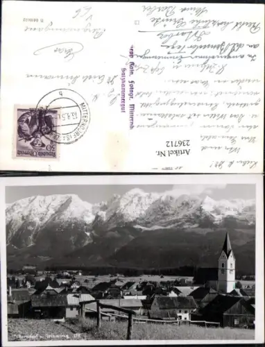 236712,Mitterndorf Teilansicht m. Grimming pub Josef Kain