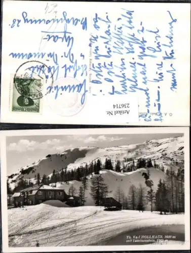 236714,Theodor Karl Holl-Haus m. Lawinenstein b. Bad Aussee Winterbild pub Cosy 3314