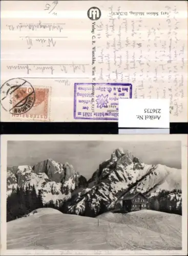 236735,Mödlinger-Hütte Berghütte m. Admonter Reichenstein u. Sparafeld b. Gaishorn am See