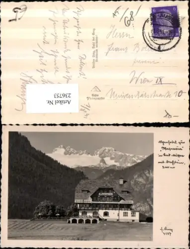 236753,Alpenhotel zur Wasnerin in Bad-Aussee m. Dachstein