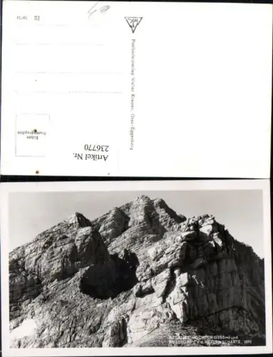 236770,Gesäuse Hochtor Rosskuppe von d. Peternscharte b. Johnsbach