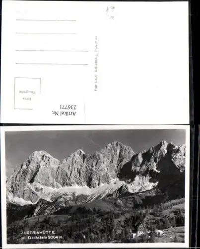 236771,Austriahütte Berghütte m. Dachstein b. Ramsau