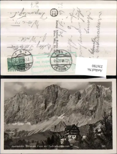 236780,Austriahütte Berghütte am Fuße d. Dachstein-Südwände b. Ramsau