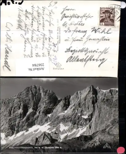 236784,Dachsteinsüdwandhütte Berghütte m. Dachstein b. Ramsau