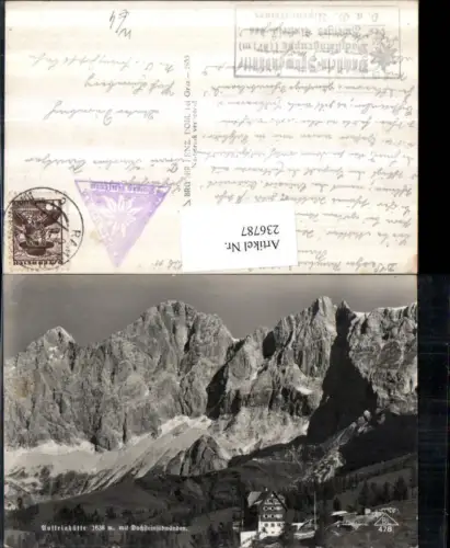 236787,Austriahütte Berghütte m. Dachsteinsüdwände b. Ramsau