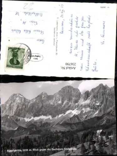 236790,Austriahütte Berghütte m. Dachsteinsüdwände b. Ramsau