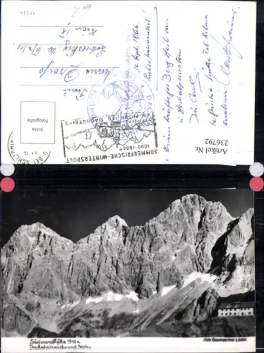 236792,Südwandhütte Berghütte m. Dachsteinsüdwand b. Ramsau