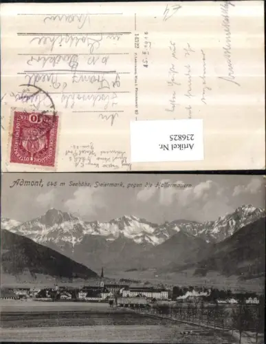 236825,Admont Totale geg. d. Hallermauern
