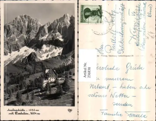 236838,Austria-Hütte Berghütte m. Dachstein-Südwand b. Ramsau pub Cosy 3004