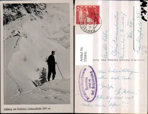 236841,Aufstieg zur Dachstein-Südwandhütte b. Ramsau Winterbild
