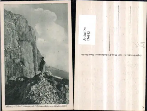 236843,Gesäuse Die Ostwand d. Reichenstein v. Todtenköpfl b. Admont