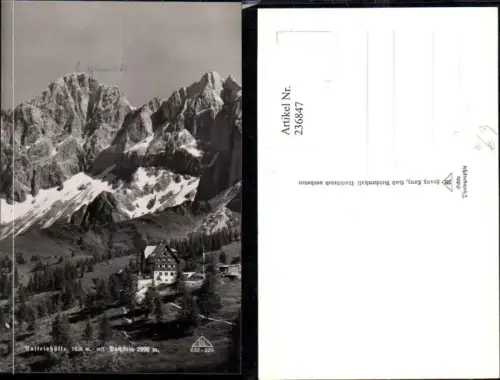 236847,Austriahütte Berghütte m. Dachstein b. Ramsau
