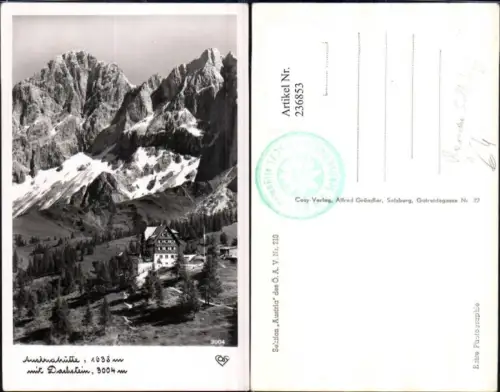 236853,Austriahütte Berghütte m. Dachstein b. Ramsau pub Cosy 3004