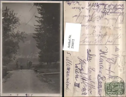 236872,Seltene Foto AK Grundlsee Partie Weg