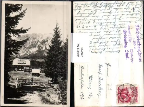 236894,Michaelerberghaus Berghütte b. Gröbming