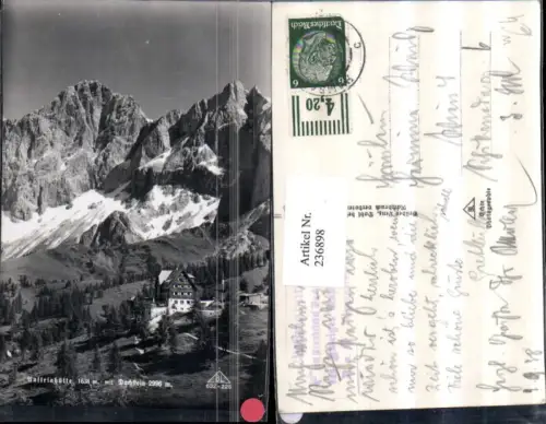 236898,Austriahütte Berghütte m. Dachstein b. Ramsau
