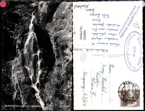 236904,Silberkarklamm Klamm Schleierfall b. Ramsau am Dachstein