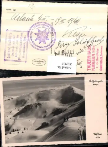 236935,Kleine Gollingspitze Bergkulisse Winterbild b. Donnersbach pub Fritz Fürst 1176