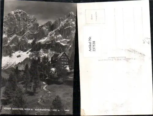 237538,Hoher Dachstein Austriahütte Berghütte b. Ramsau am Dachstein
