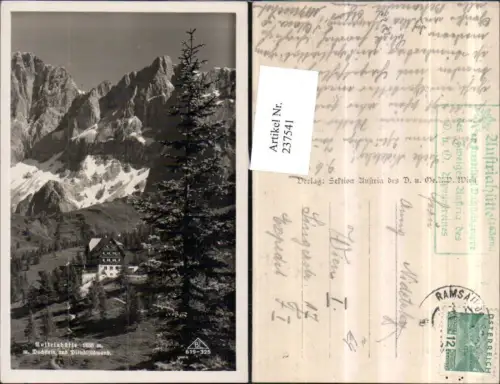 237541,Austriahütte Berghütte m. Dachstein u. Dirndlsüdwand b. Ramsau