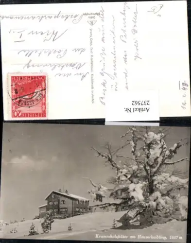 237562,Krummholzhütte Berghüte am Hauserkaibling b. Haus Gröbming