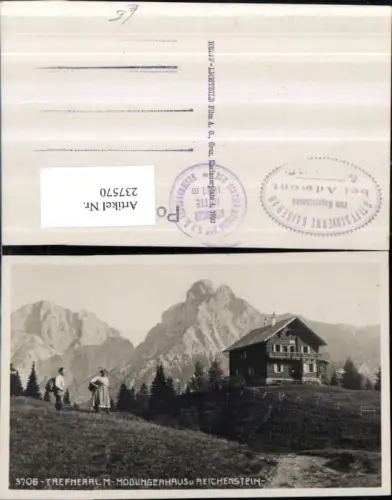 237570,Trefneralm Mödlingerhaus Berghütte u. Reichenstein b. Admont