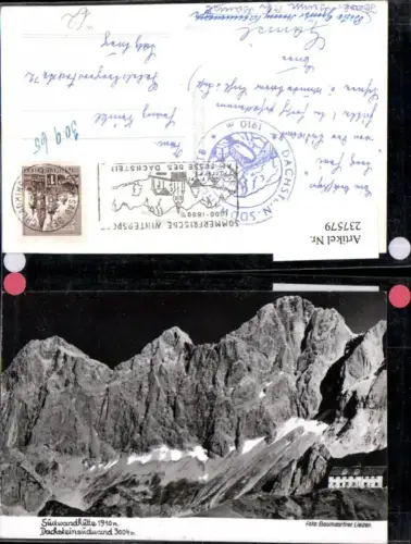 237579,Südwandhütte Berghütte m. Dachsteinsüdwand b. Ramsau