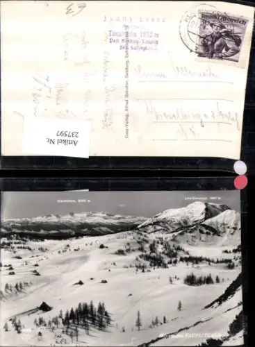 237597,Tauplitzalm b. Tauplitz Winterbild geg. Dachstein u. Lawinenstein