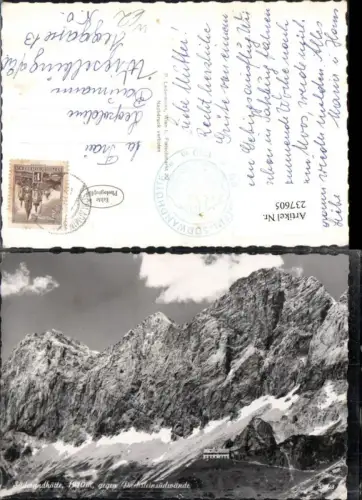 237605,Südwandhütte Berghütte geg. Dachsteinsüdwände b. Ramsau