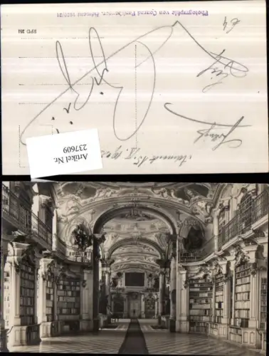 237609,Admont Stift Bibliothek Innenansicht